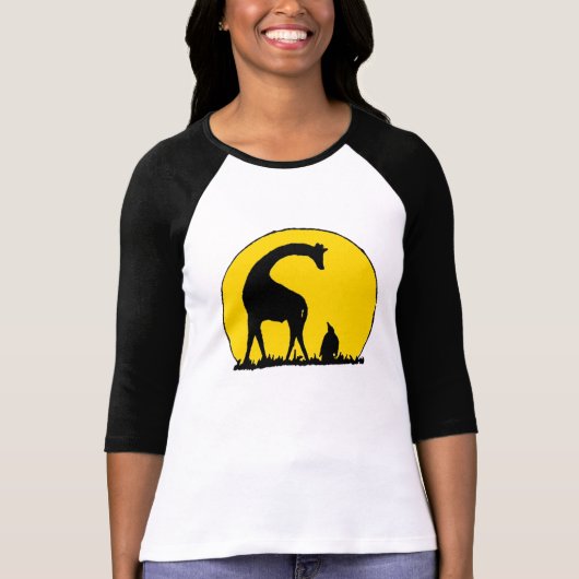 Pinguïn en Giraffe T-shirt (Voorkant)