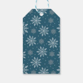 Pinguïn en Polar Beer Winterverjaardag Cadeaulabel (Achterkant)