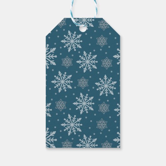 Pinguïn en Polar Beer Winterverjaardag Cadeaulabel (Achterkant)