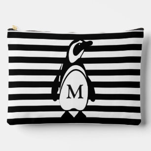 Pinguïn en Strepen Monogram Etui
