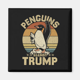 Pinguïn Flippers Omhoog Tegen Verzetsgrappige Ping Magneet