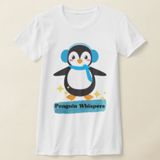 Pinguïn fluistert t-shirt