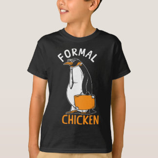 Pinguïn formeel kip grappige pinguïn t-shirt