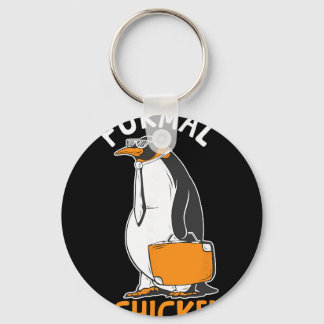Pinguïn Formele Kip Grappige Pinguïn Sleutelhanger