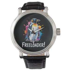 Pinguïn Freeloader Verzet Politiek Horloge