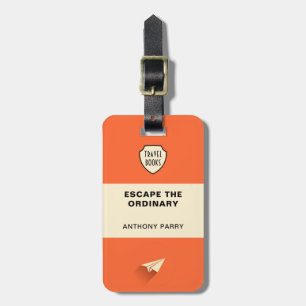 Pinguïn-geïnspireerd Hoesje van het Boek Bagagelabel