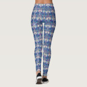 Pinguïn genaamd Button Leggings (Achterkant)