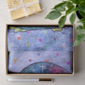 Pinguïn genaamd Button Tissuepapier (Geschenk)