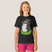 Pinguïn Halloween Witch T-shirt (Voorkant volledig)