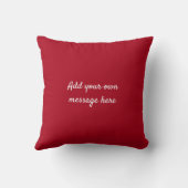 Pinguïn & harten bruiloft kussen (Achterkant)