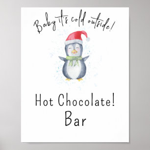 Pinguïn - Heet chocoladereep Poster