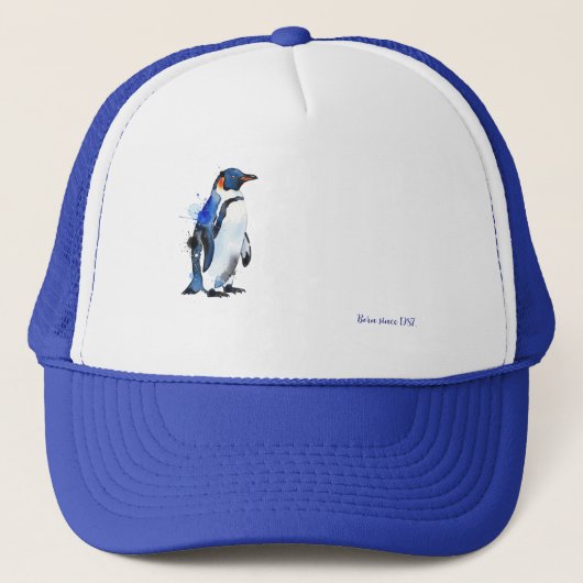 Pinguïn Hoed Trucker Pet (Voorkant)