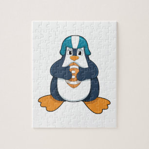 Pinguïn in Football Sport Legpuzzel