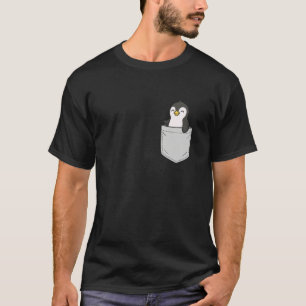 Pinguïn in zak t-shirt