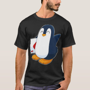 Pinguïn kaarten d spel t-shirt