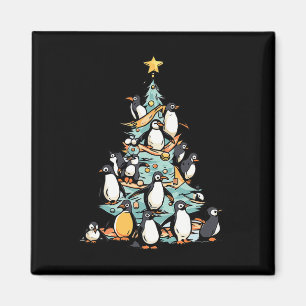 Pinguïn Kerstdag IJsvogel Dier Kerstman Magneet