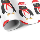 Pinguïn Kerstmis Cadeaupapier (Rol Hoek)