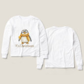 Pinguïn Kerstmis T-Shirt (Voorkant /achterkant)