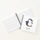 Pinguïn Kinderen Schattig Notitieboek (Binnen)