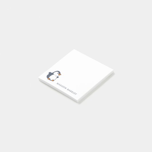 Pinguïn Kinderen Schattig Post-it® Notes (Schuin)