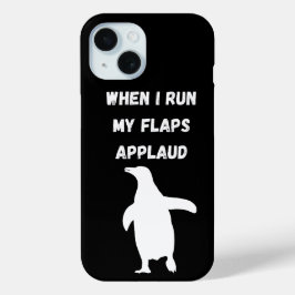 pinguïn klapt onfatsoenlijk gênant toe te juichen