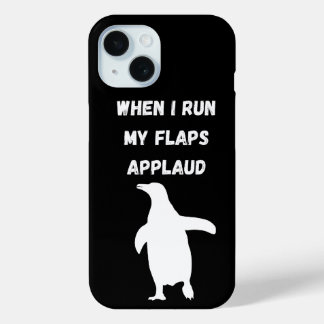 pinguïn klapt onfatsoenlijk gênant toe te juichen