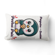 Pinguïn koekjes schattige cartoon karakter snacken