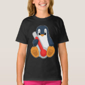 Pinguïn Koorts thermometer T-shirt (Voorkant)