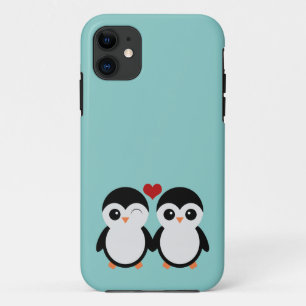 Pinguïn koppel iPhone 5 hoesje