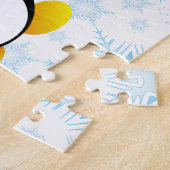Pinguïn Koppel Legpuzzel (Zijkant)