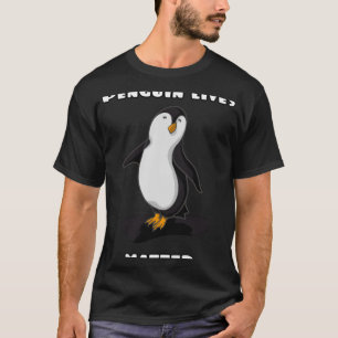 Pinguïn leeft mat t-shirt