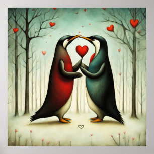 Pinguïn Liefde 2 Poster