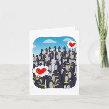 Pinguïn Liefde voor Valentijnsdag 