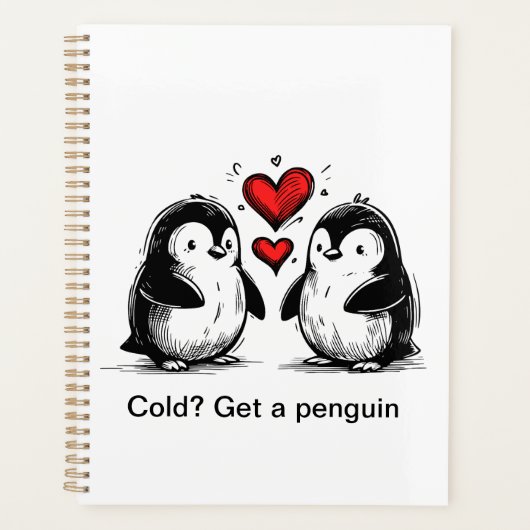 Pinguïn Liefdesparade Planner (Voorkant)