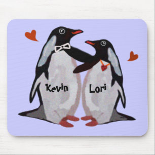 Pinguïn Love Couple Muismatten
