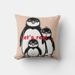 "Pinguïn Love: een door Pixar geïnspireerd familie Kussen