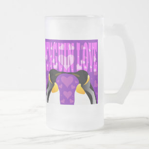 Pinguïn Love. Matglas Bierpul
