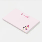  pinguïn Love Post-it® Notes (Schuin)