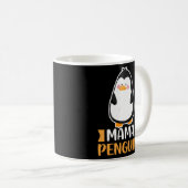 Pinguïn Mama's Gentoo Pinguïn Moeder Koffiemok (Voorkant rechts)
