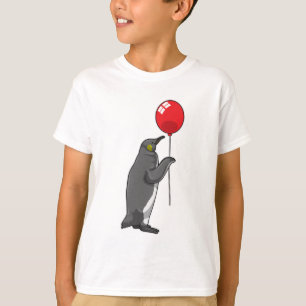 Pinguïn met ballon t-shirt