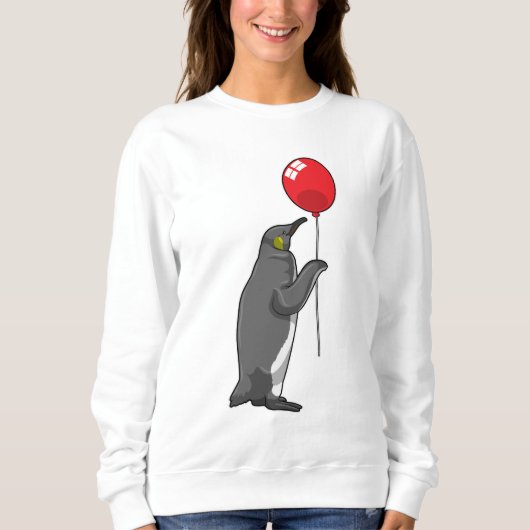 Pinguïn met ballon trui (Voorkant)