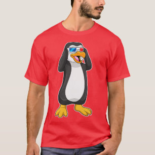 Pinguïn met bril t-shirt