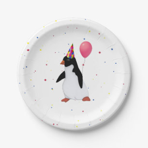 Pinguïn met de Borden van het Document van de Papieren Bordje