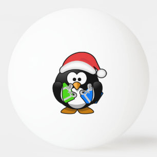Pinguïn met Giften Pingpongballen