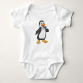 Pinguïn met Lollipop Sweets Romper (Voorkant)