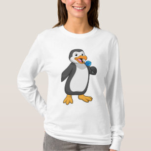 Pinguïn met Lollipop Sweets T-shirt