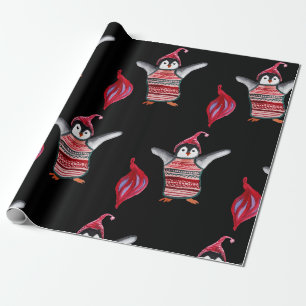 Pinguïn met Pet-pakpapier Cadeaupapier