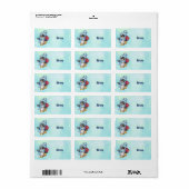 Pinguin mit herz etiket (Full Sheet)