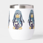 Pinguin mit kind Kaffeetasse (Achterkant)