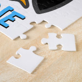  pinguïn naam Childrens Legpuzzel (Zijkant)